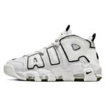 Nike Air More Uptempo in the white and black colorway