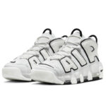 Nike Air More Uptempo in the white and black colorway - Image 5